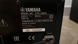 Yamaha HTR-3068: Amplificador AV