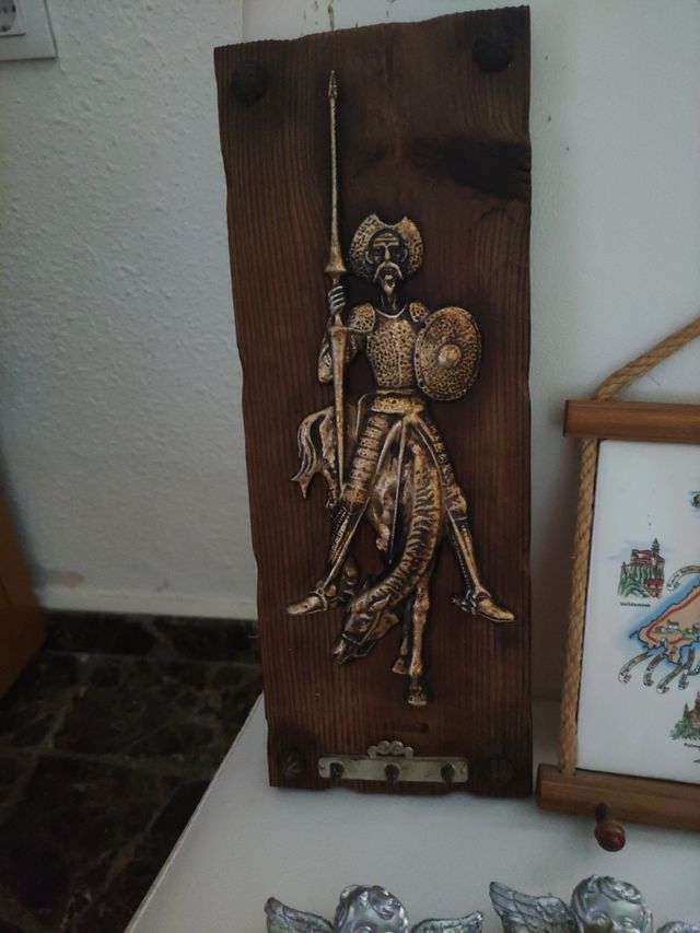 Llavero caballero medieval + 2 detalles