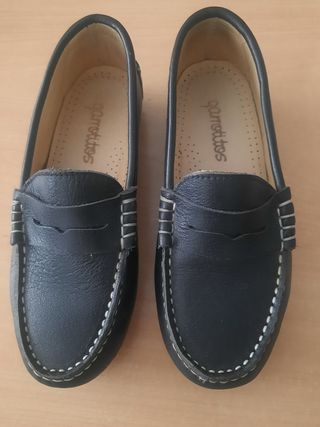Zapatos Garrotitos niño talla 34 - Azul marino