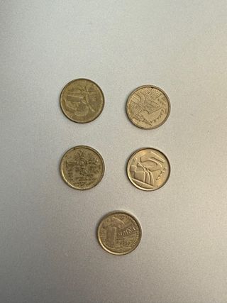 Monedas antiguas España 5 ptas