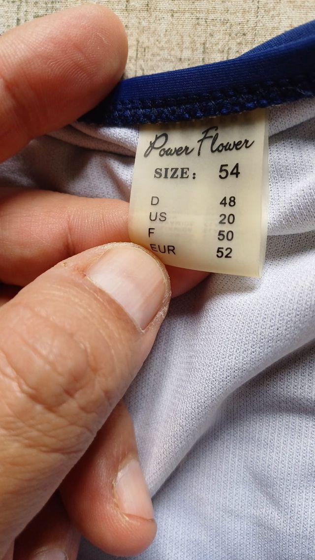 Conjunto bikini azul marino lykra. Power Flower