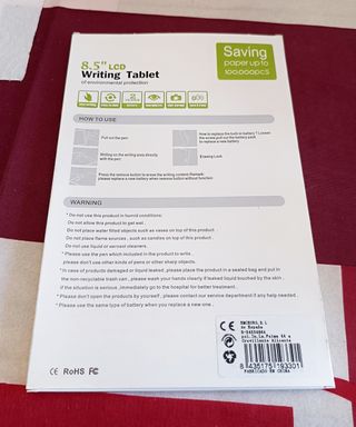 Tableta de escritura 8.5"