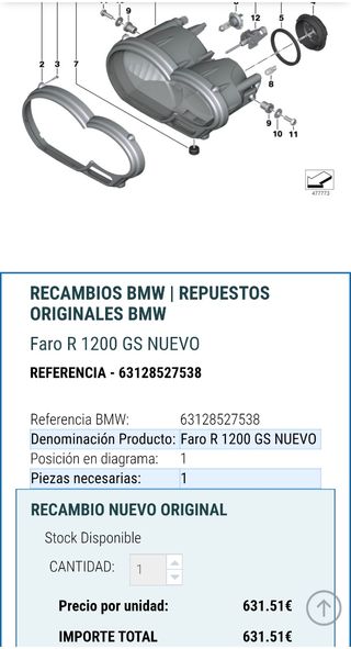 Faro BMW R1200GS