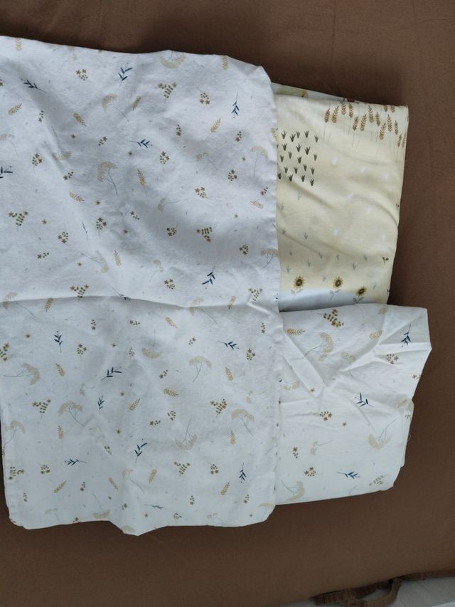 Edredón cuna bebé + almohada+protectores cuna