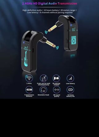 Inalámbrico Guitarra o Bajo