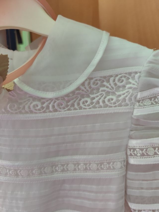 Vestido comunión niña blanco