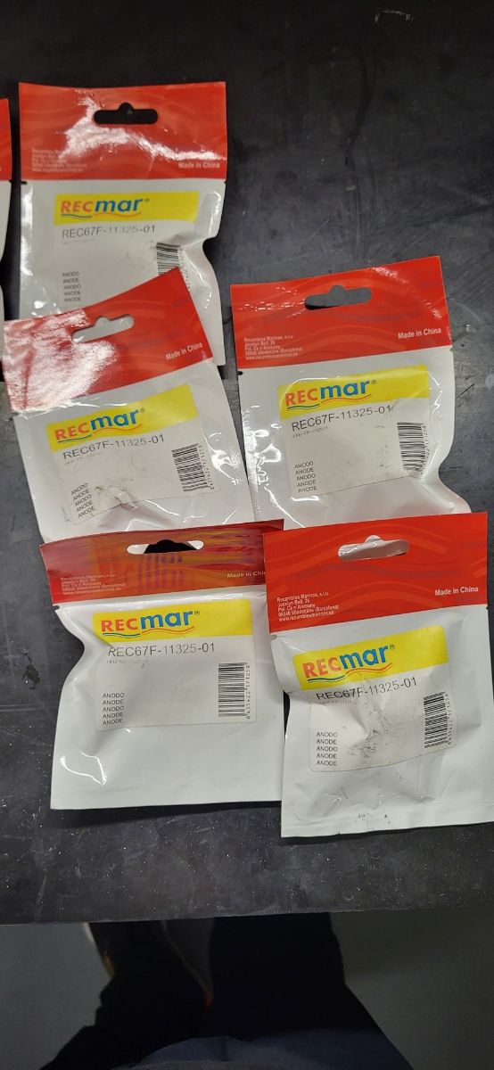 Anodos Yamaha 200cv - 8uds