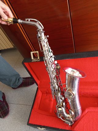 Saxo alto Toneking plateado