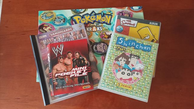 Antiguas colecciones de cromos y tazos