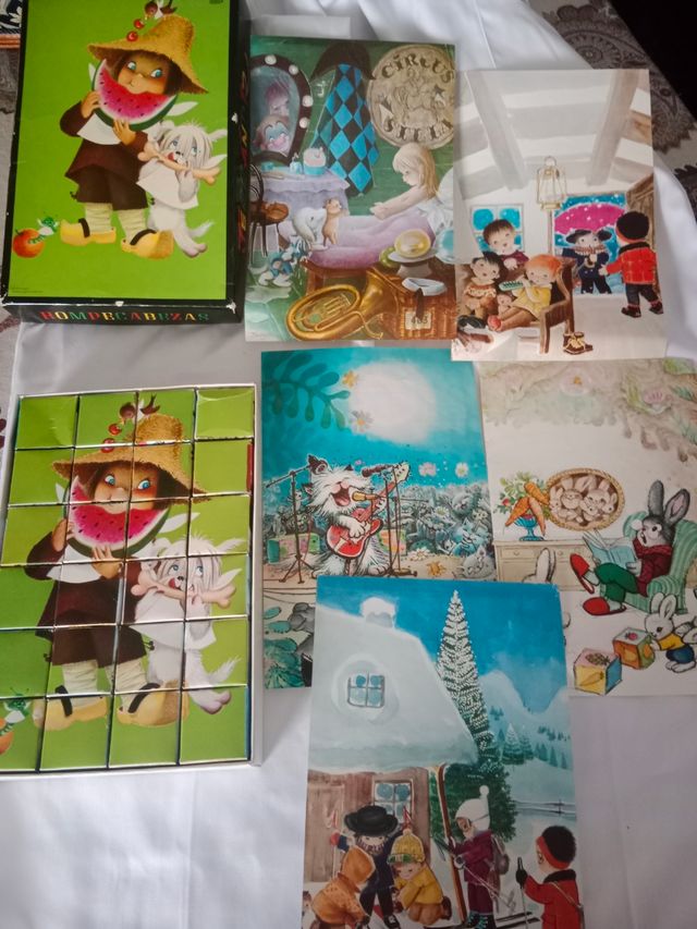 Puzles vitage años 60