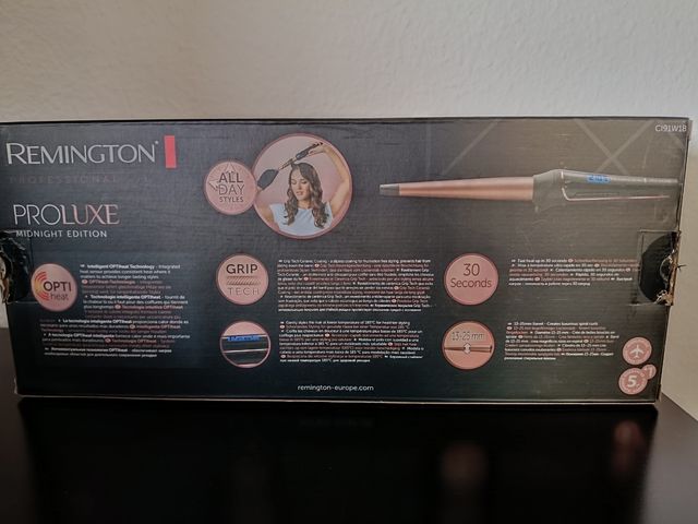 Rizador de pelo, cono Remington