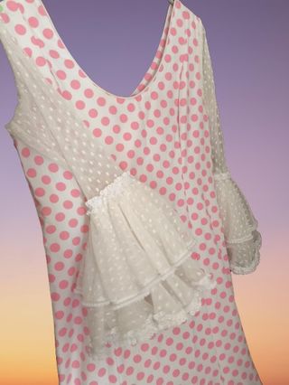 Traje de flamenca confec. por modista