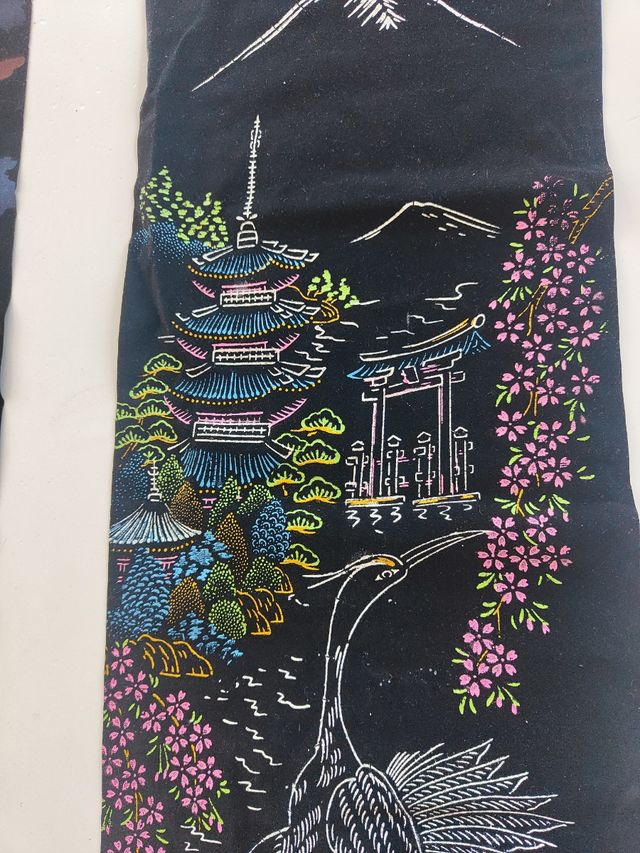 Tapices vintage años 70: Sahara & Japón