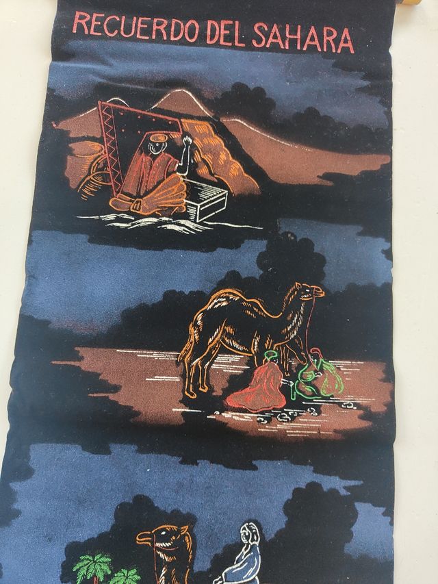 Tapices vintage años 70: Sahara & Japón