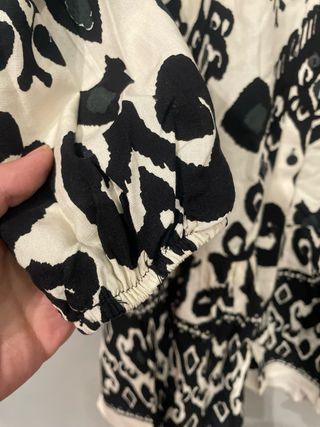 Camisola Zara - Blanco y Negro