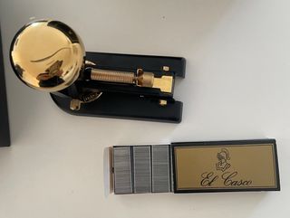 Pinzatrice El Casco vintage oro nero