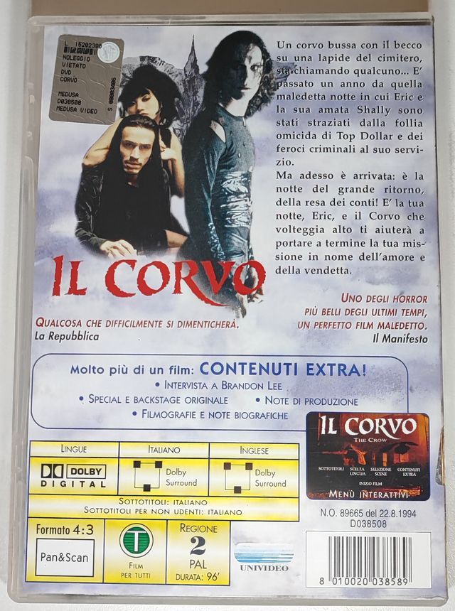 Il Corvo (DVD)