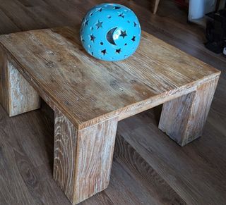 Mesa de centro de madera maciza  de olmo 