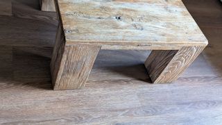 Mesa de centro de madera maciza  de olmo 