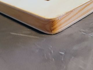 Scacchiera in legno tamburato vtg Bella e leggera