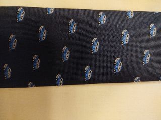 Corbata niño - Azul marino con coches