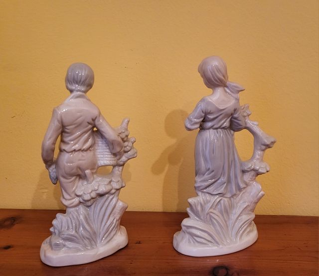 Estatuas de cerámica de adorno