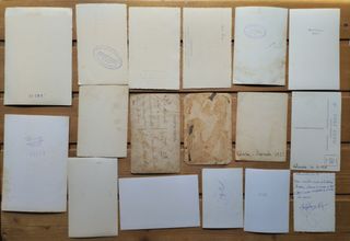 Lote fotografías antiguas de pareja, Pp. S.XX-60