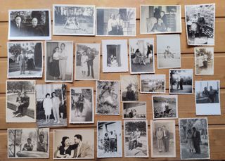 Lote fotografías antiguas de pareja, Pp. S.XX-60