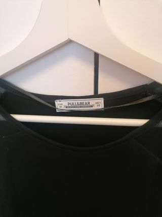 Blusa negra Pull&Bear - Talla M