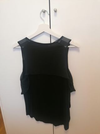 Blusa negra Pull&Bear - Talla M