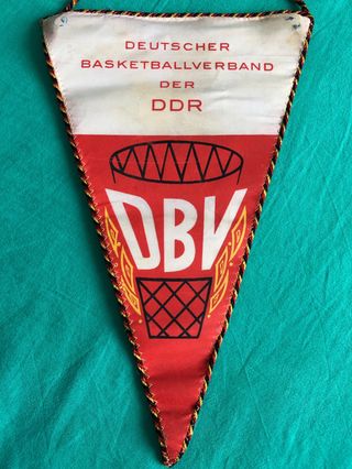 Banderín antiguo deporte Alemania del Este
