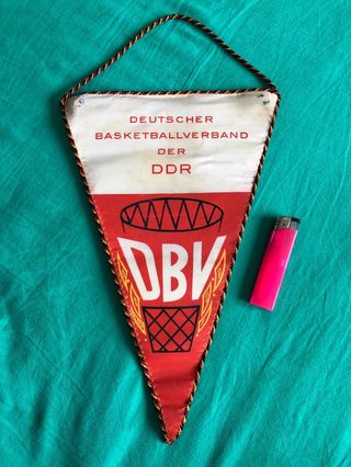 Banderín antiguo deporte Alemania del Este