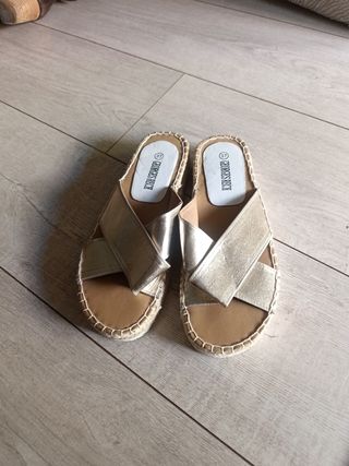 Sandalias Georges Rech doradas - 37