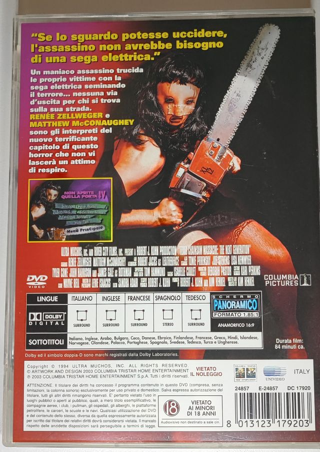 Non aprite quella porta IV (DVD)