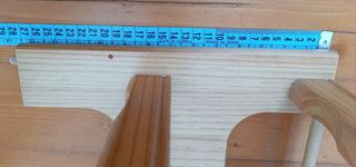 Botellero madera maciza