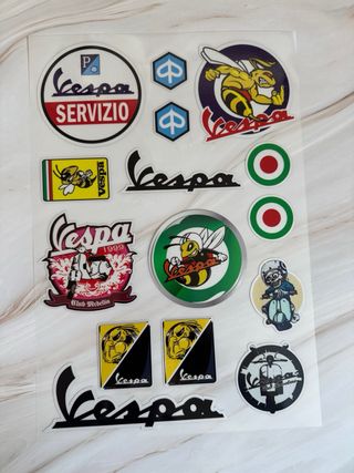 KIT PEGATINAS VINILOS MOTO VESPA SPRINT SUPER 160