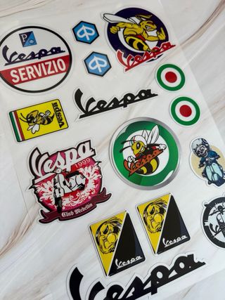KIT PEGATINAS VINILOS MOTO VESPA SPRINT SUPER 160