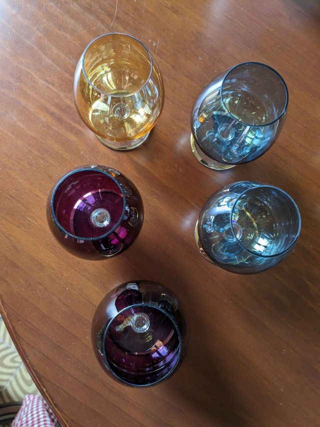 Copas bajas Colores Vintage - 5uds