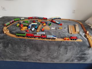 Trenes madera antiguos - Juguetes