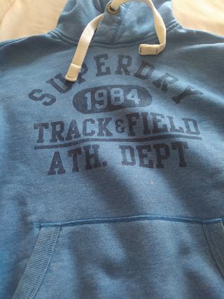 Sudadera Superdry azul vintage