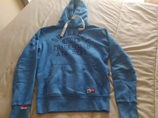Sudadera Superdry azul vintage