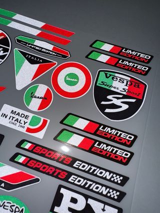 KIT PEGATINAS VINILOS VESPA MOTO SPRINT GT GTS 300