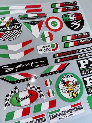 KIT PEGATINAS VINILOS VESPA MOTO SPRINT GT GTS 300