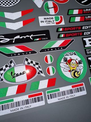 KIT PEGATINAS VINILOS VESPA MOTO SPRINT GT GTS 300