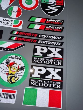 KIT PEGATINAS VINILOS VESPA MOTO SPRINT GT GTS 300