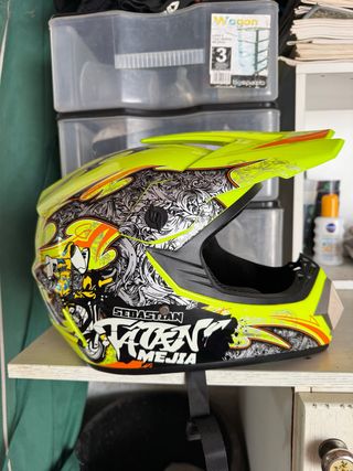 Casco motocross niño