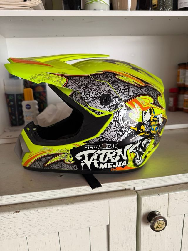 Casco motocross niño