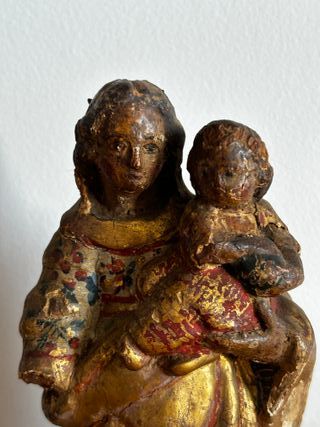 Virgen del rosario siglo XVII