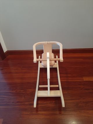 Caballito balancín de madera