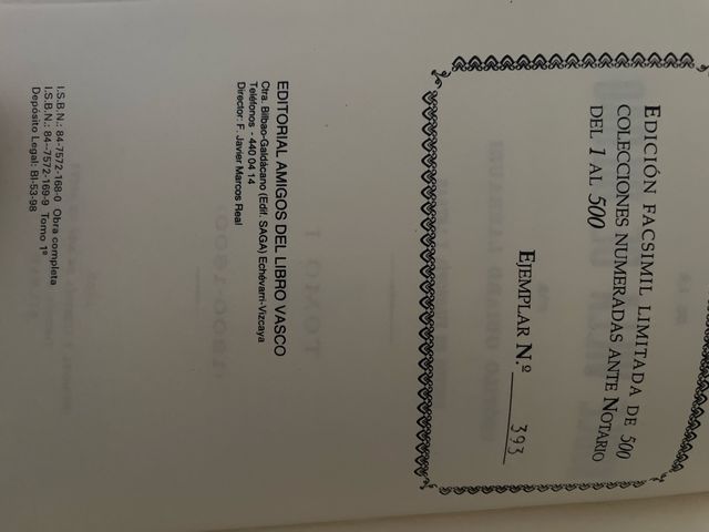 Historia noble Villa de Bilbao 5 tomos